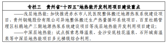 地大熱能：貴州新能源發(fā)展“十四五”規(guī)劃地?zé)嵬顿Y超100億！
